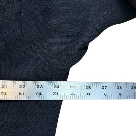 LOT OF 2 Vtg Polo Ralph Lauren 100% Lambswool Sweater Sz Large Green & Black 90s - Picture 8 of 13